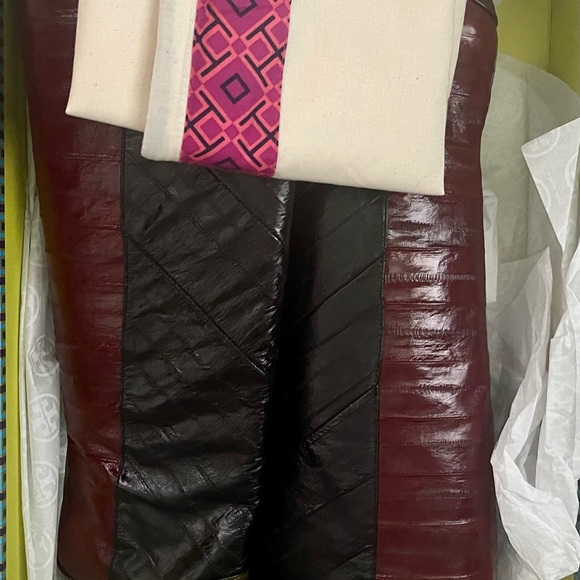 Tory Burch patchwork boots - Picture 1 of 8